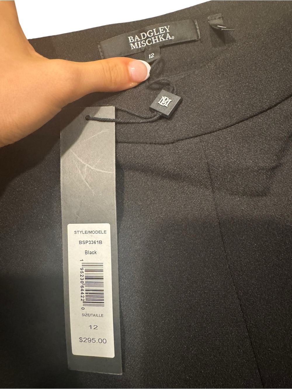 Badgley Mischka Black Dress Pants - Picture 4 of 4